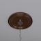 Ekena Millwork Traditional PVC Medallion (Canopies up to 9 1/2"), 16"OD x 3 1/2"ID x 1 3/8"P, Metallic Dark Copper CMP16TRCDC - alternate 9